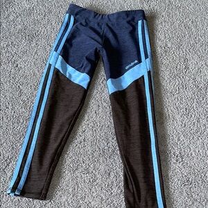 Adidas Kids' Blue and Black Athletic Bottoms